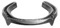 HMS Concave Hind Side Clip - 3/8 x 3/4